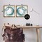 Stupell Industries Teal Circular Rings 2pc Floating Frame Set By Nan